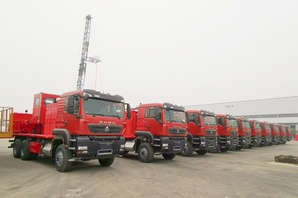 中石化固井機(jī)批量交車(chē)